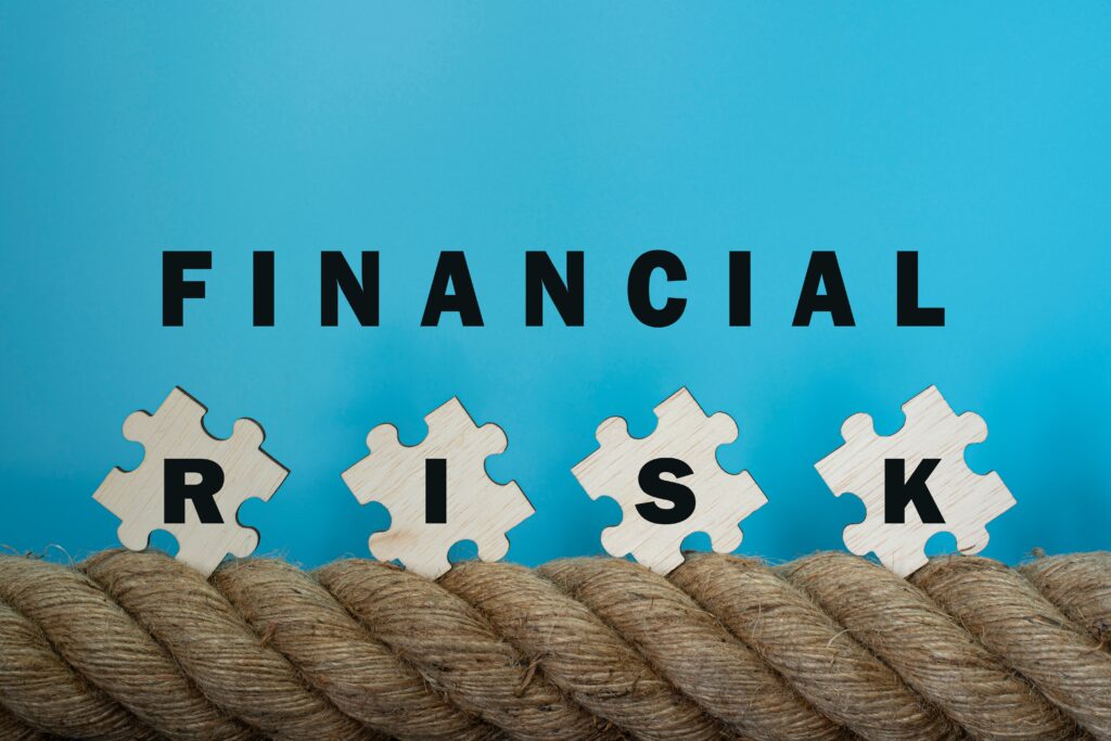 Financial concept financial risk