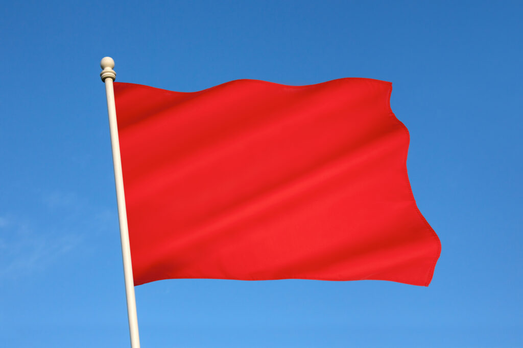 Red Flag of Danger