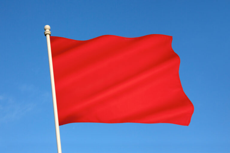 Red Flag of Danger