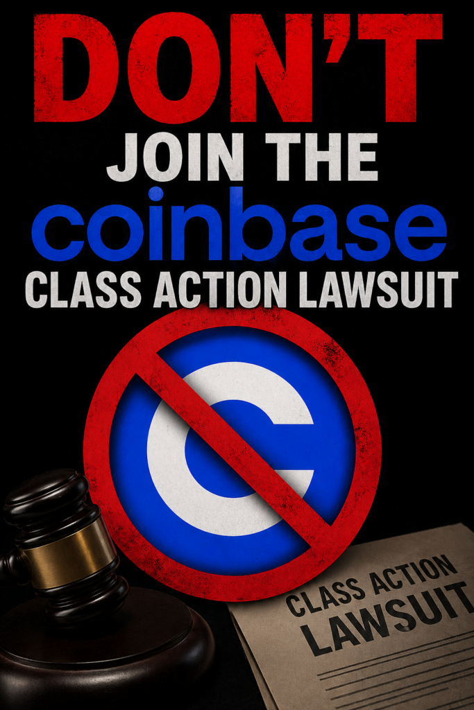Attorney Warning: Don’t Join the Coinbase Class Action Lawsuit