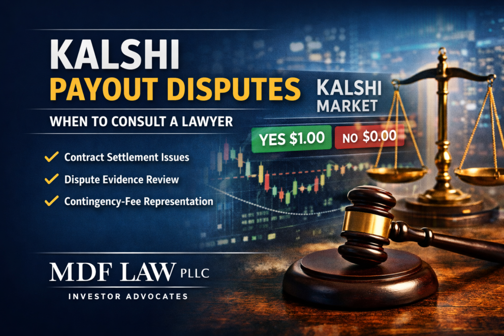 Kalshi Payout Disputes: When Traders May Need a Lawyer